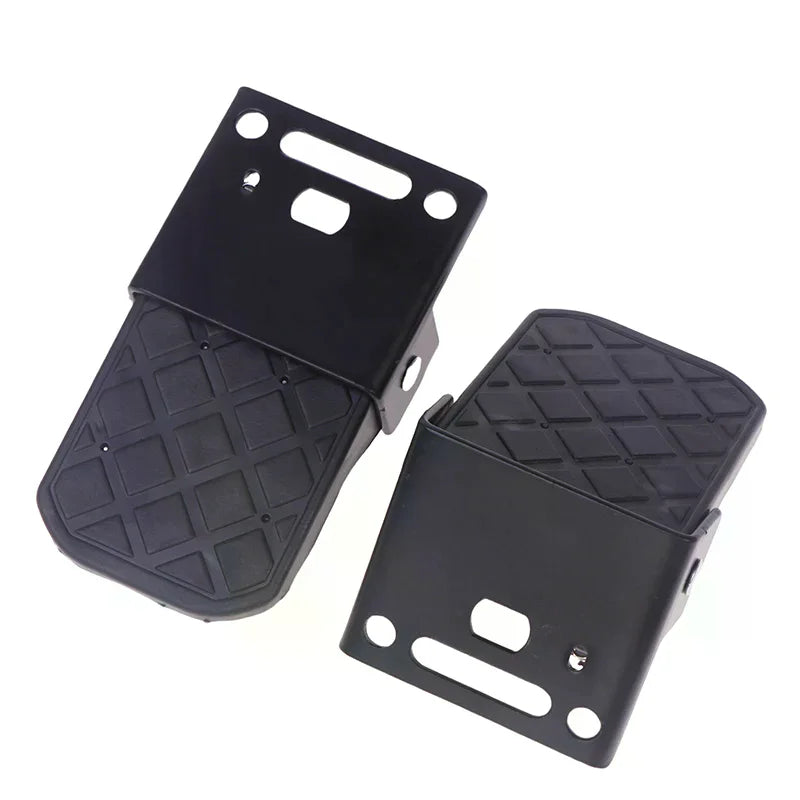 Truck Bed Steps - Folding and Anti-Slip for Pickups, Boat Trailers, RV Campers, and more