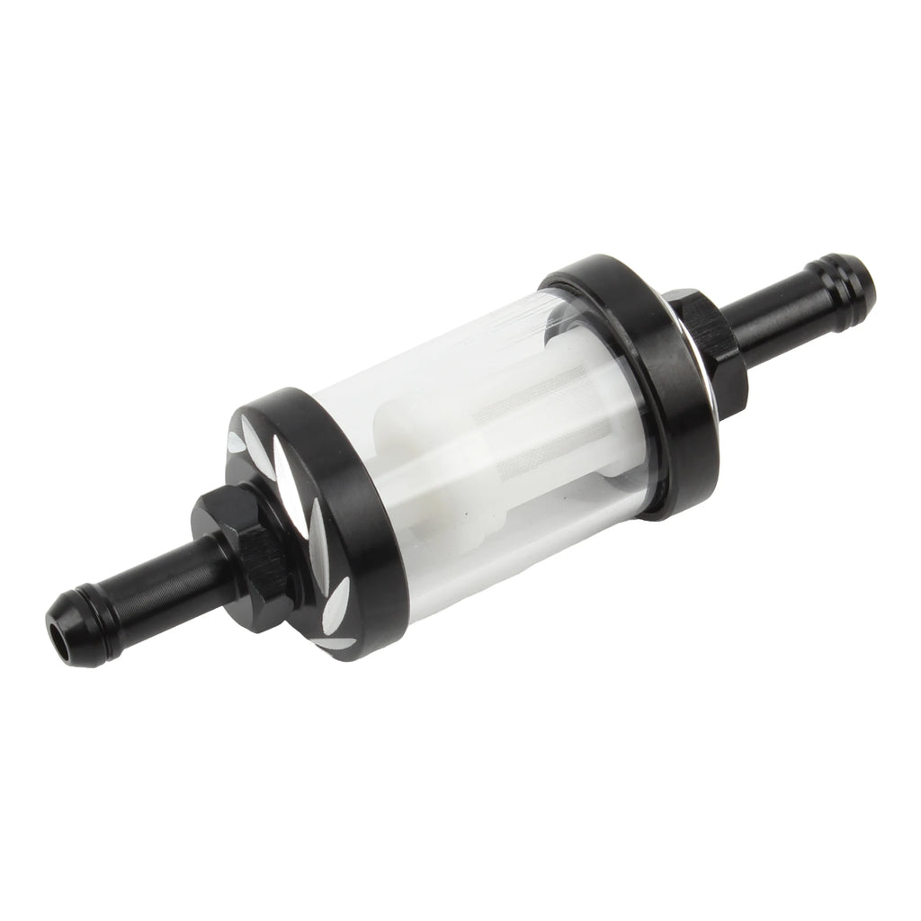 Motorcycle Engine Fuel Filter CNC Aluminum Alloy Glass Gas Fuel for Enduro Dirt Bike Motocross 125 140 150 160cc CRF70 90 110