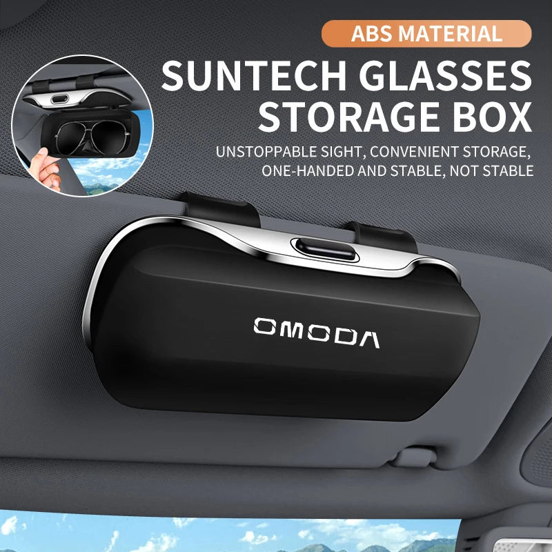 For Chery Omoda 5 E5 Ev 5 9 SHS C9 7 PHEV 8 Hybrid 3 2025  Accessories Car Visor Sunglasses Car Glasses Case Glasses Holder Clip