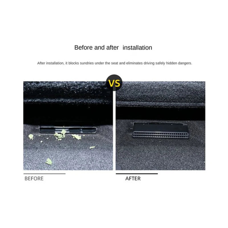For Haval Jolion 2020 2021 2022 2023 Car Rear Seat Air Outlet Cover Trim Exhaust Conditioner Anti-Clogging Stickers Accessories