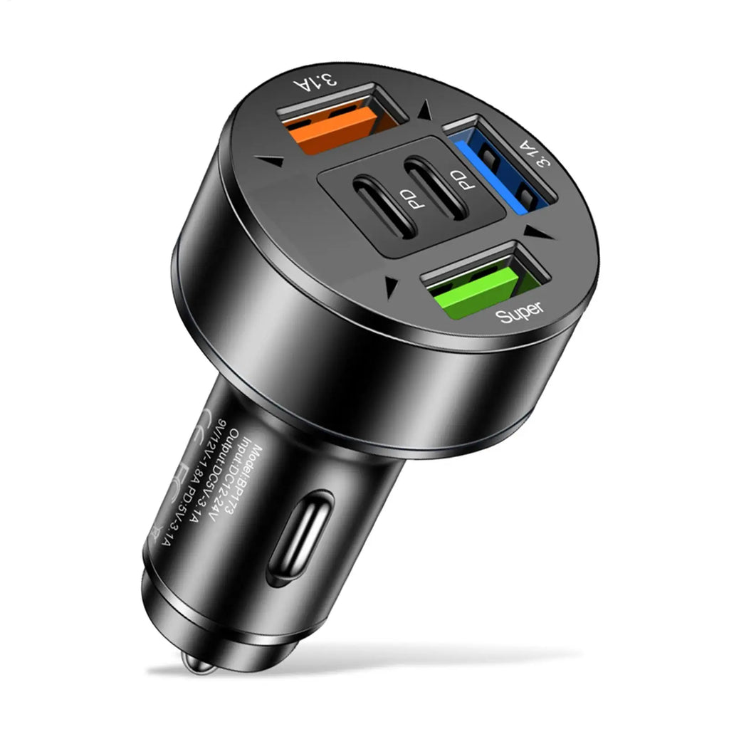 Car Phone Charger Super Fast USB Type C Car Charger Adapter Type C Pd Super Fast Charging Mobile Phone Socket Adapter in Car