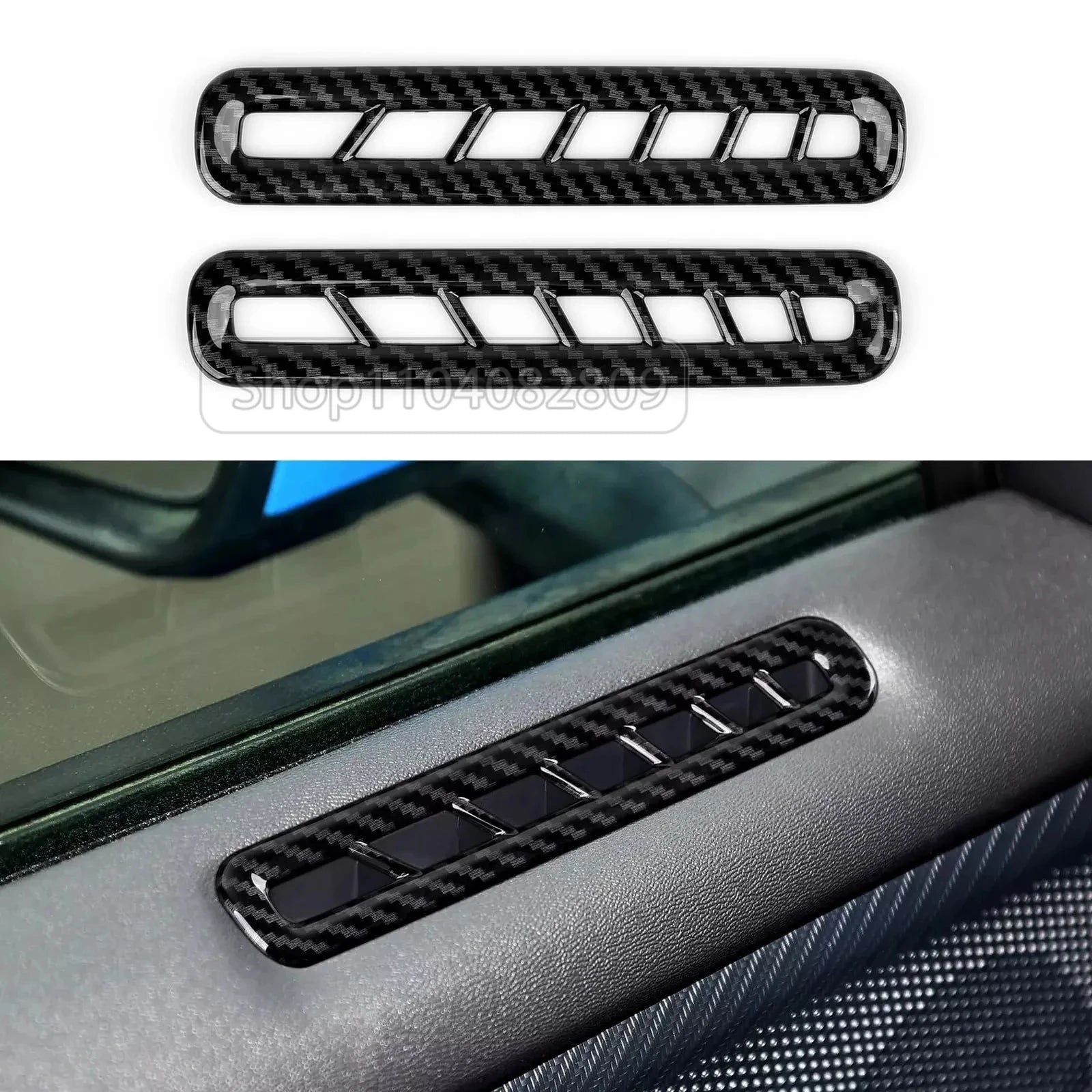 ABS Carbon Fiber Interior Accessories Kit Trim Cover For Ford Mustang AT MT 2024 2025 Center Conlose Gear Shift Panle Decoration