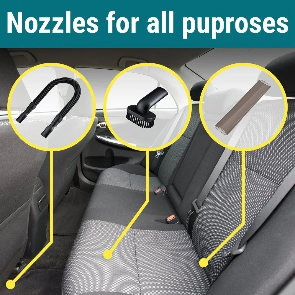 Portable 12V Car Vacuum Cleaner Handheld Wet Dry Suction Duster Auto Accessories Powerful Cleaning Tool