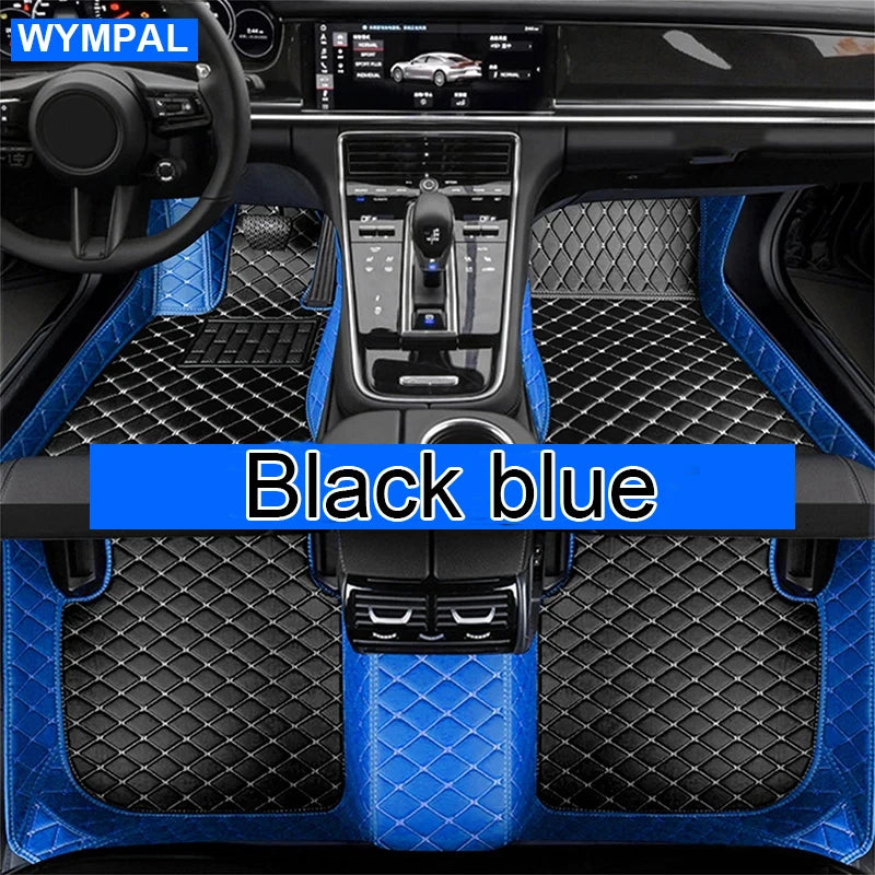 Custom Automotive Car Floor Mats For Mercedes W203 2001 2002 2003 2004 2005 Auto Luxury Leather Men Women Car Mats Full Coverage