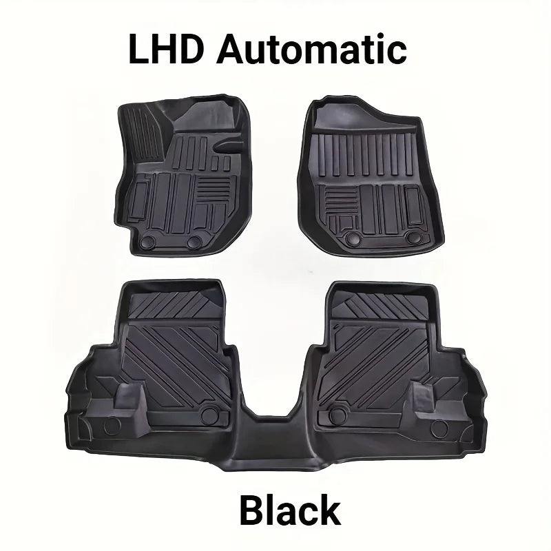 For Suzuki Jimny JB74 JB64 2019-2022 Car Floor Mats--3pcs，Floor Mats，，all weather floor mats，car floor mats