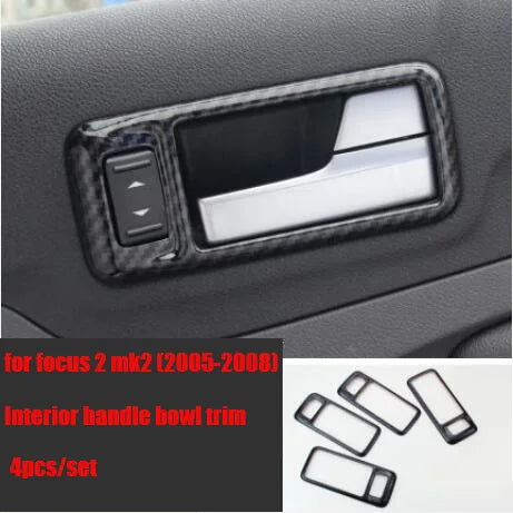 Car Styling Accessories External Interior Carbon Fiber  Decorative Trim Sticker trim case For Ford Focus 2 mk2 2005-2008