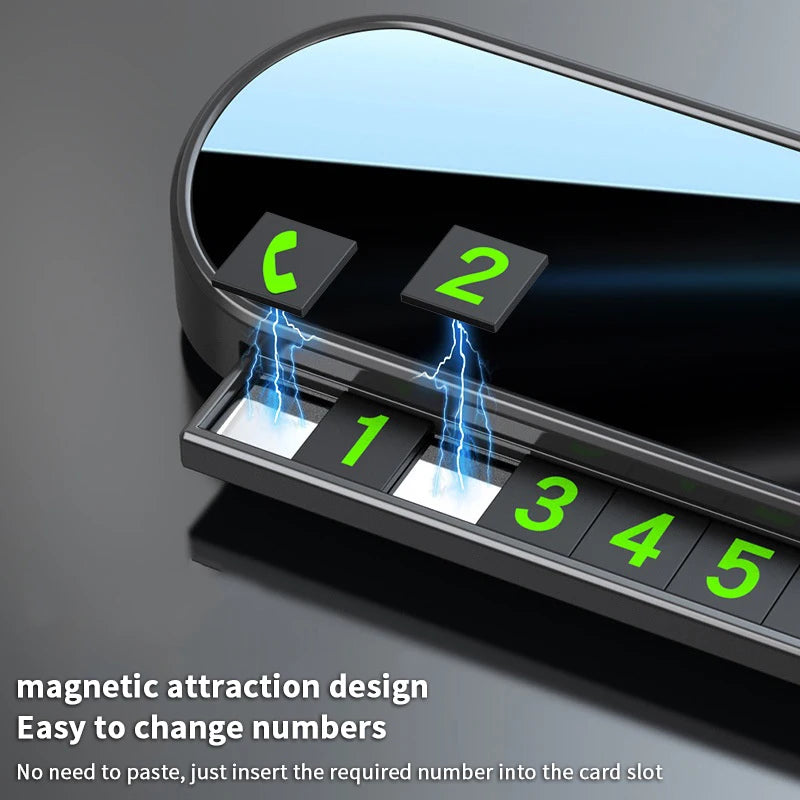 Handy Phone Number Card for Temporary Car Parking: Must-have Automobile Accessory