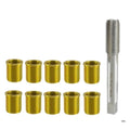 Spark Plugs Thread Repair Tool Tap Spark Plugs with M12x1.25 Inserts Tap Kit Thread Inserts Spark Plugs Thread Replacement