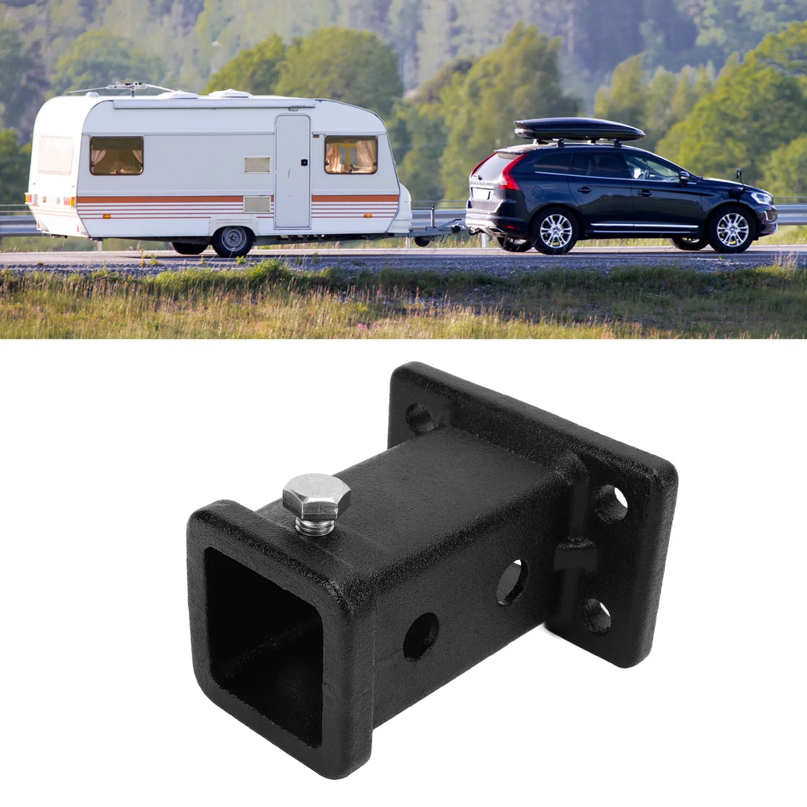 Trailer Receiver Tube 2in Bolt On Receiver Tube Trailer Hitch Receiver Adapter for Pickup Trucks Bolt On Receiver Adapter