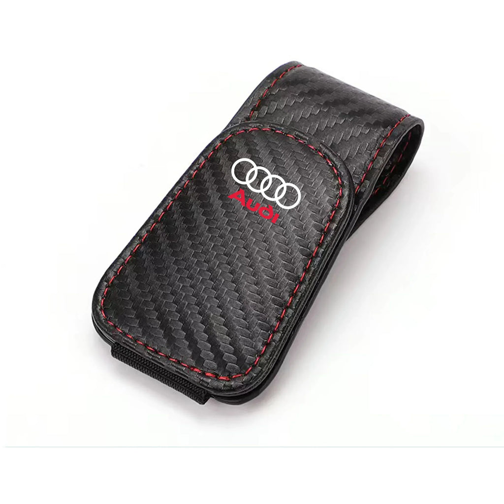 Car Interior Sun Visor Eyeglasses Holder Sunglasses Clip For AUDI A1 A3 A4 A5 A7 A8 Q3 Q5 Q7 S3 S4 S5 S6 S7 Sline Accessories