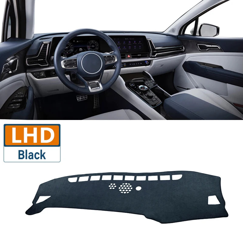 Car Accessories For Kia Sportage NQ5 2022 2023 2024 Dashboard Cover Avoid Light Pad Sun Shade Case Anti-UV Carpets Non-Slip Mats