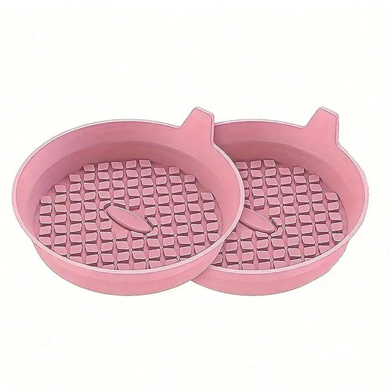 2 pieces of car coasters, water cup holders, anti slip pads, universal anti slip embedded interior accessories for cars, suitabl