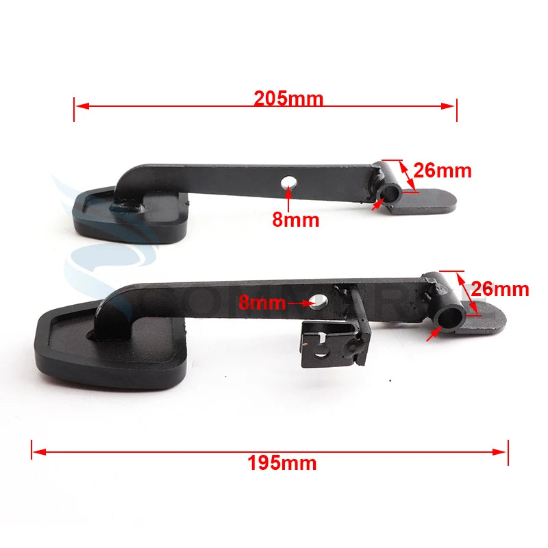 Anti Slip Foot Rest Throttle & Brake Pedal For Fuel ATV Go Kart Off-road UTV Buggy Quad Dirt Bike Brake Accelerator Accessories