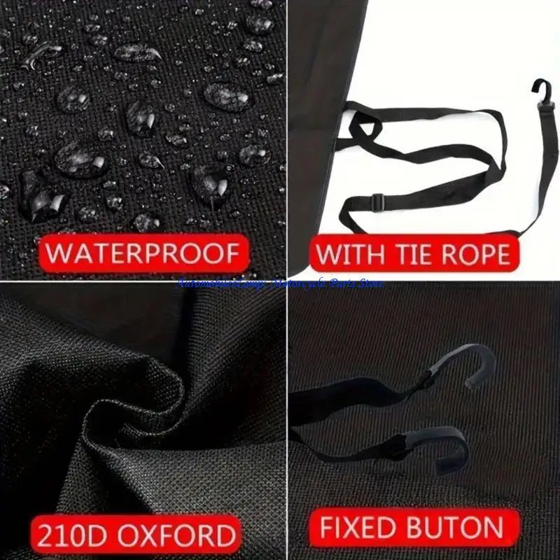 H7BD Waterproof Reinforced Foldable Car Truck Bed Cover Car Sunshade UV Shelter for Family Camping Adventures Use