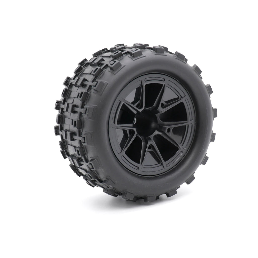 4PCS YSIDO RC Car Rubber Tires Wheels 85mm 12mm HEX Skidproof Wear-resistant Tyre for Hyper Go 14210 16210 WLTOYS 144001 144010