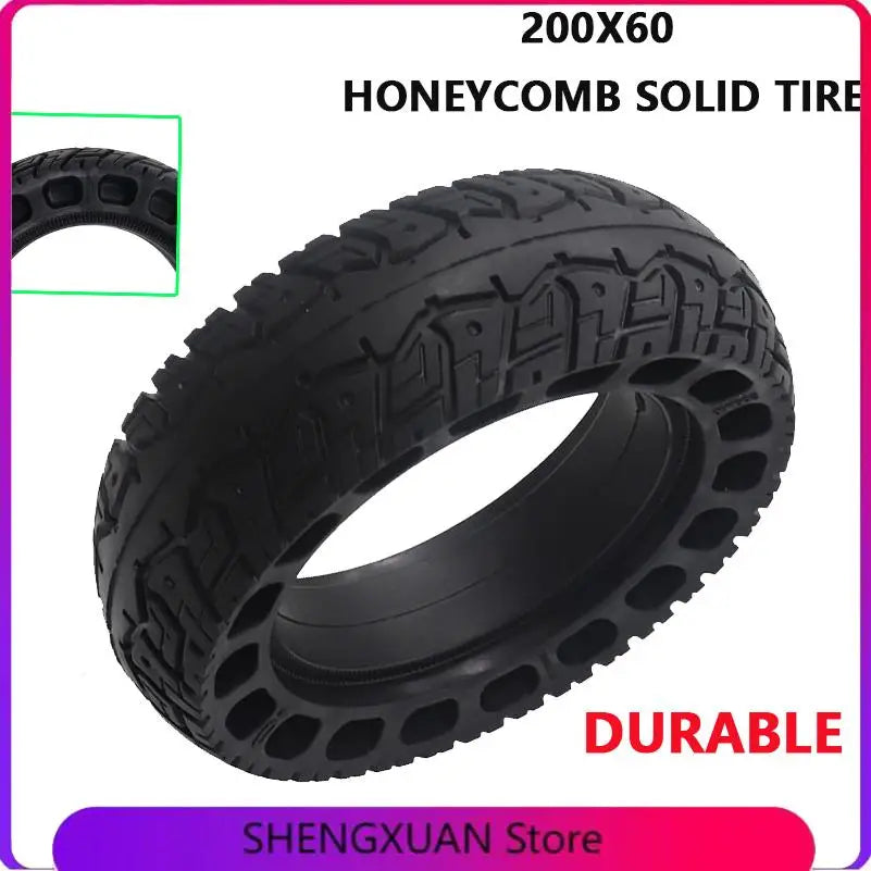 Thickened 8  Inch Tubeless Off-Road Tyre for  Suitable for small Wear-resistan Rubber Tire Electric Scooter Tires