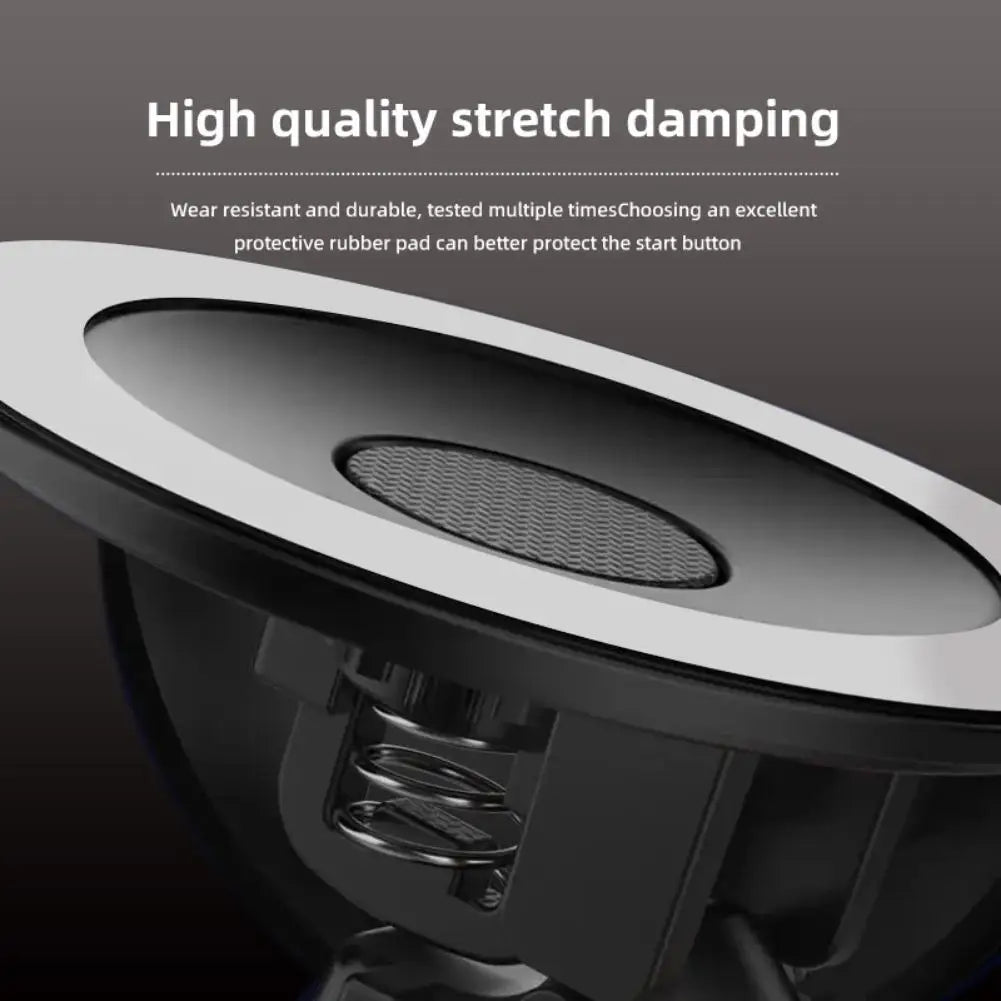 Car One-Touch Start Button with Push-to-Start Rocker Lever Car Accessories Interior Decor Push Rocker One-Touch Start Accessorie