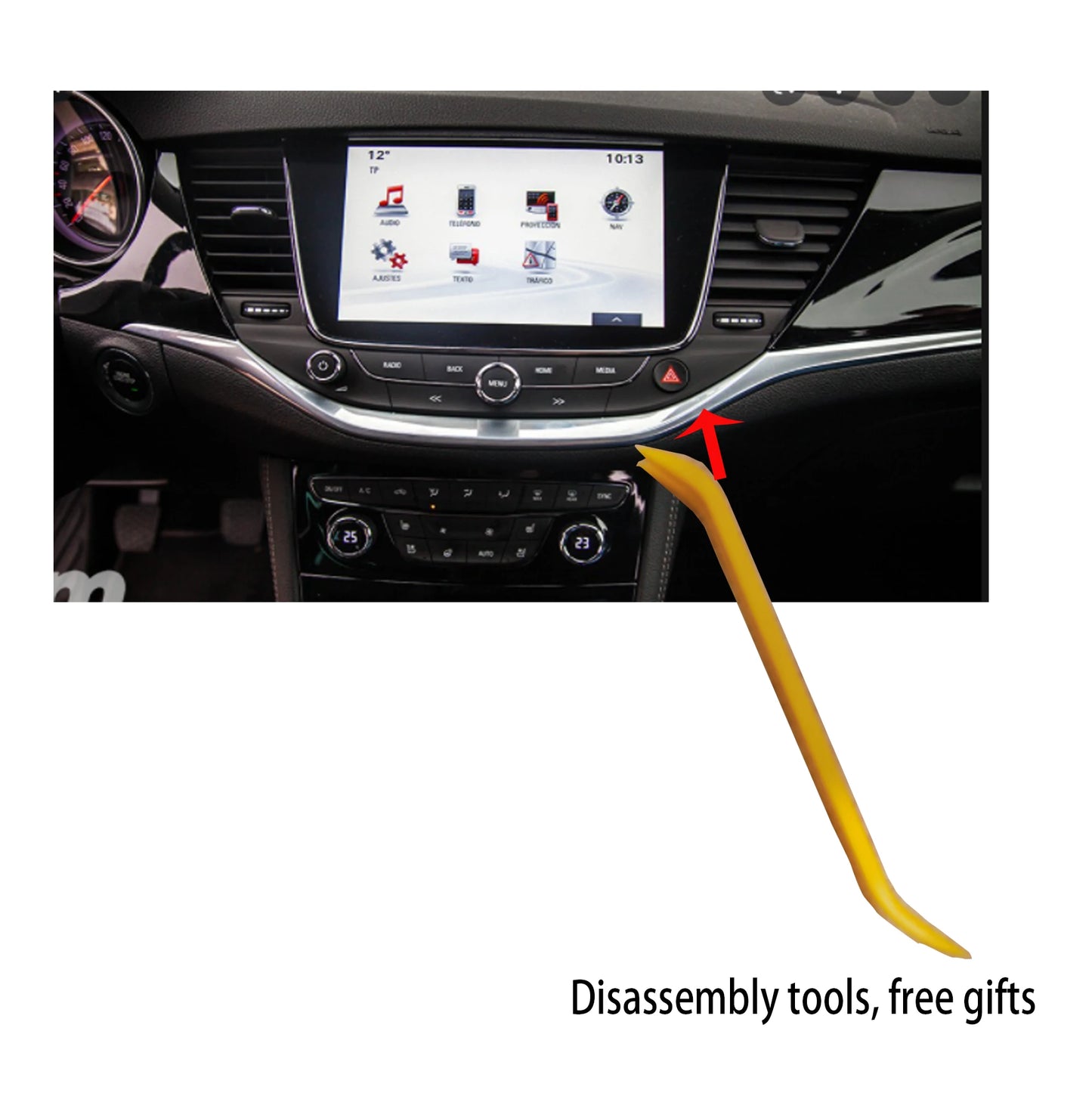 Original 8.0“ OPEL Astra k Replace Touch Screen With LCD Display LQ080Y5DZ10 For OPEL Vauxhall Car DVD GPS Navigation 2017 2016
