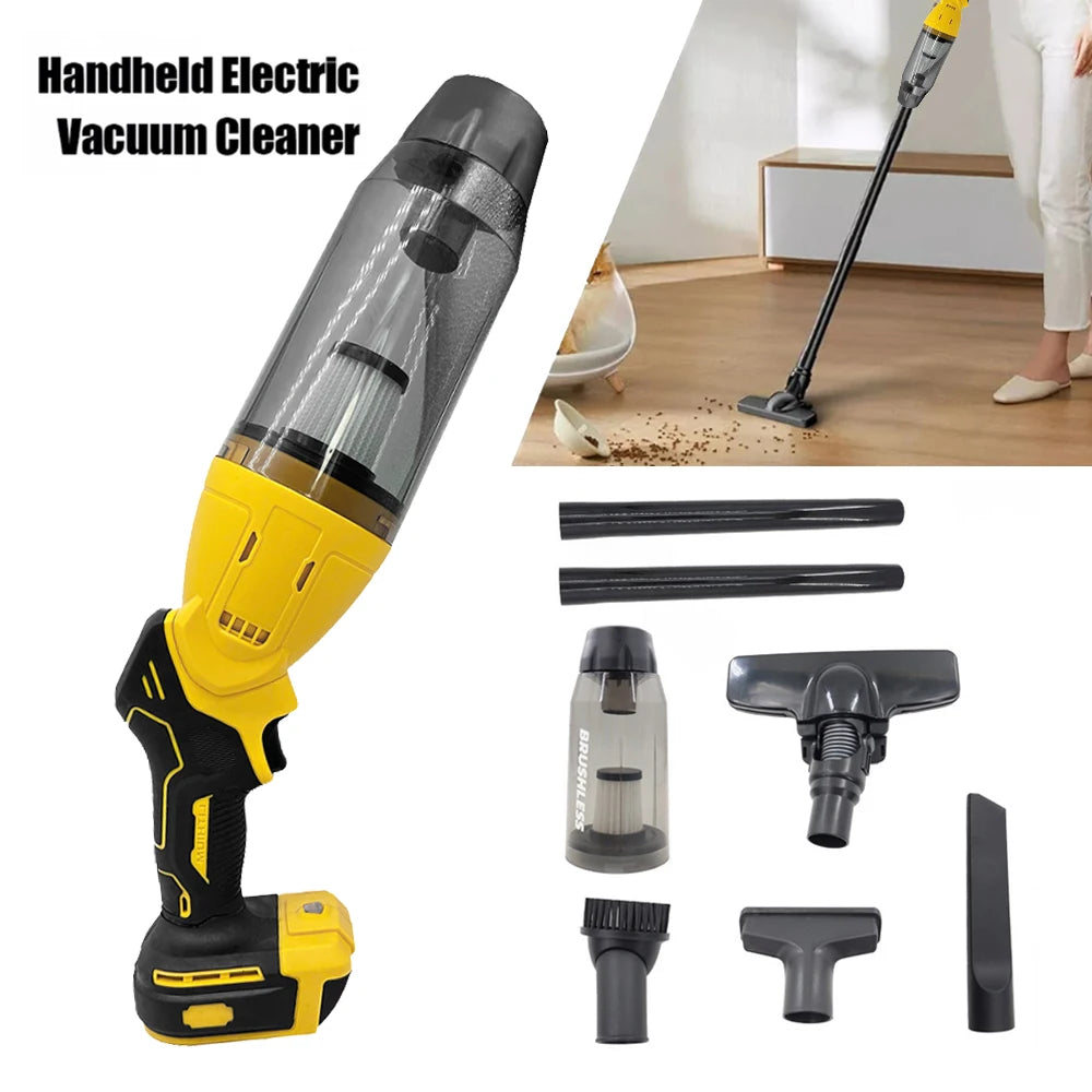 22000 Cordless Handheld Vacuum Cleaner Portable Vacuum with 4 different nozzles for Pet Hair Wood Floor Carpet Sofa Car Cleaning