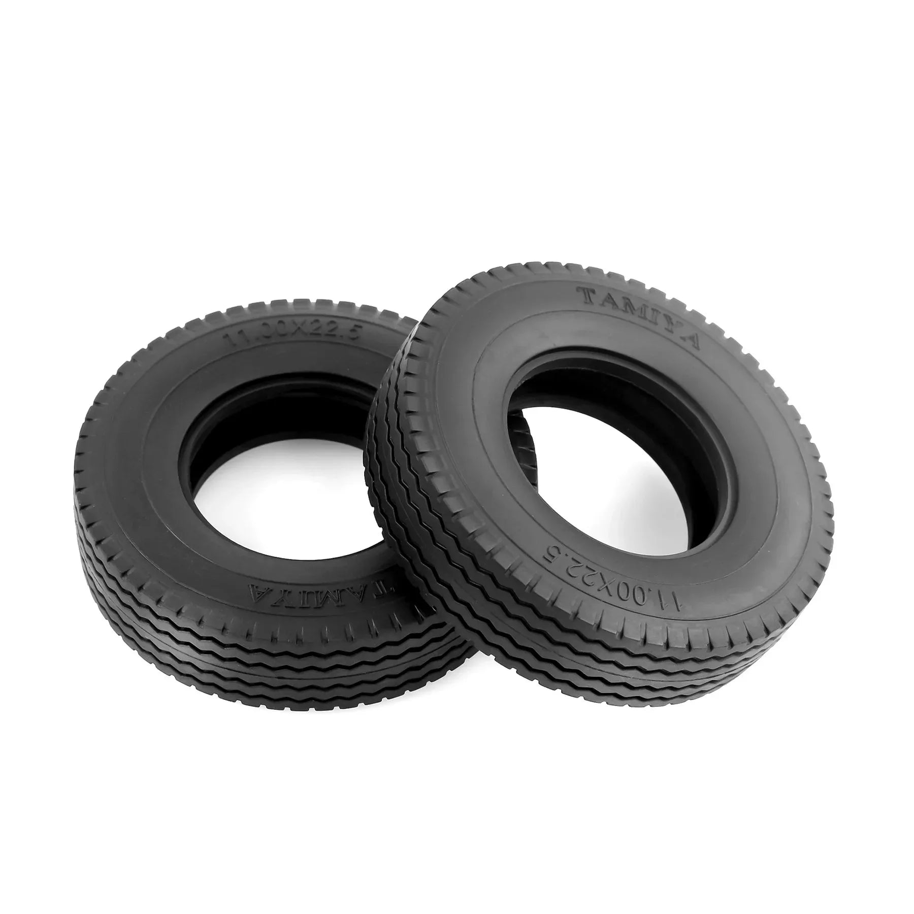 1/14 Scale Truck Tires - High Grip Rubber Tyre for Tamiya Trailer & RC Trucks DIY Upgrade Parts Realistic Model Car Accessories