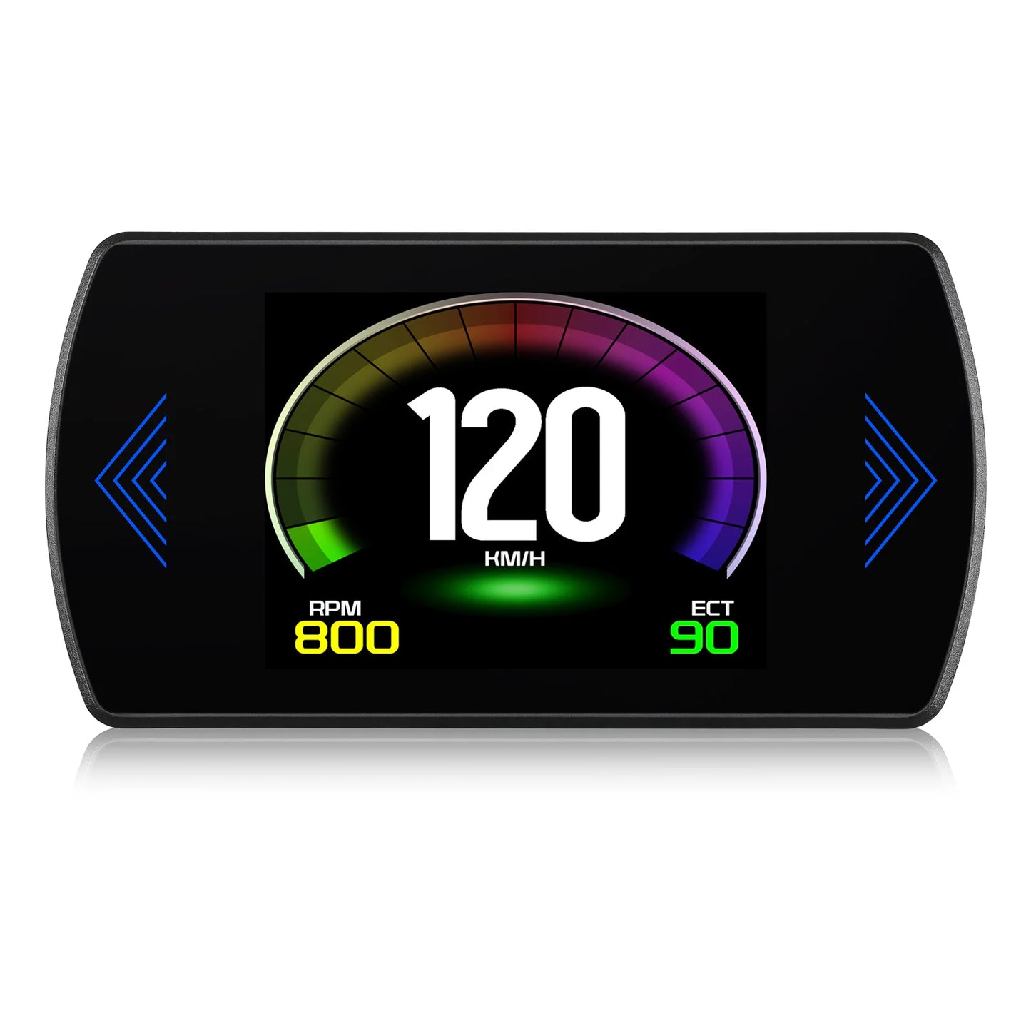 Digital Car HUD P12S OBD2 Head Up Display Turbine Pressure Speed RPM Water Temp Fuel Consumption Voltage Overspeed Alarm custom