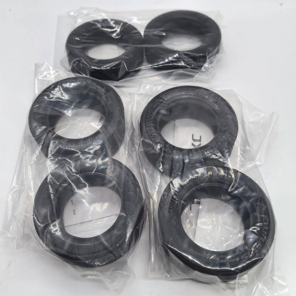 2 PCS JXMODEL RC 1/14 Truck Tire High Quality Rubber Tires Tyres For Tamiya 1/14 RC Tactor Tipper Truck Semi-trailer DIY Parts