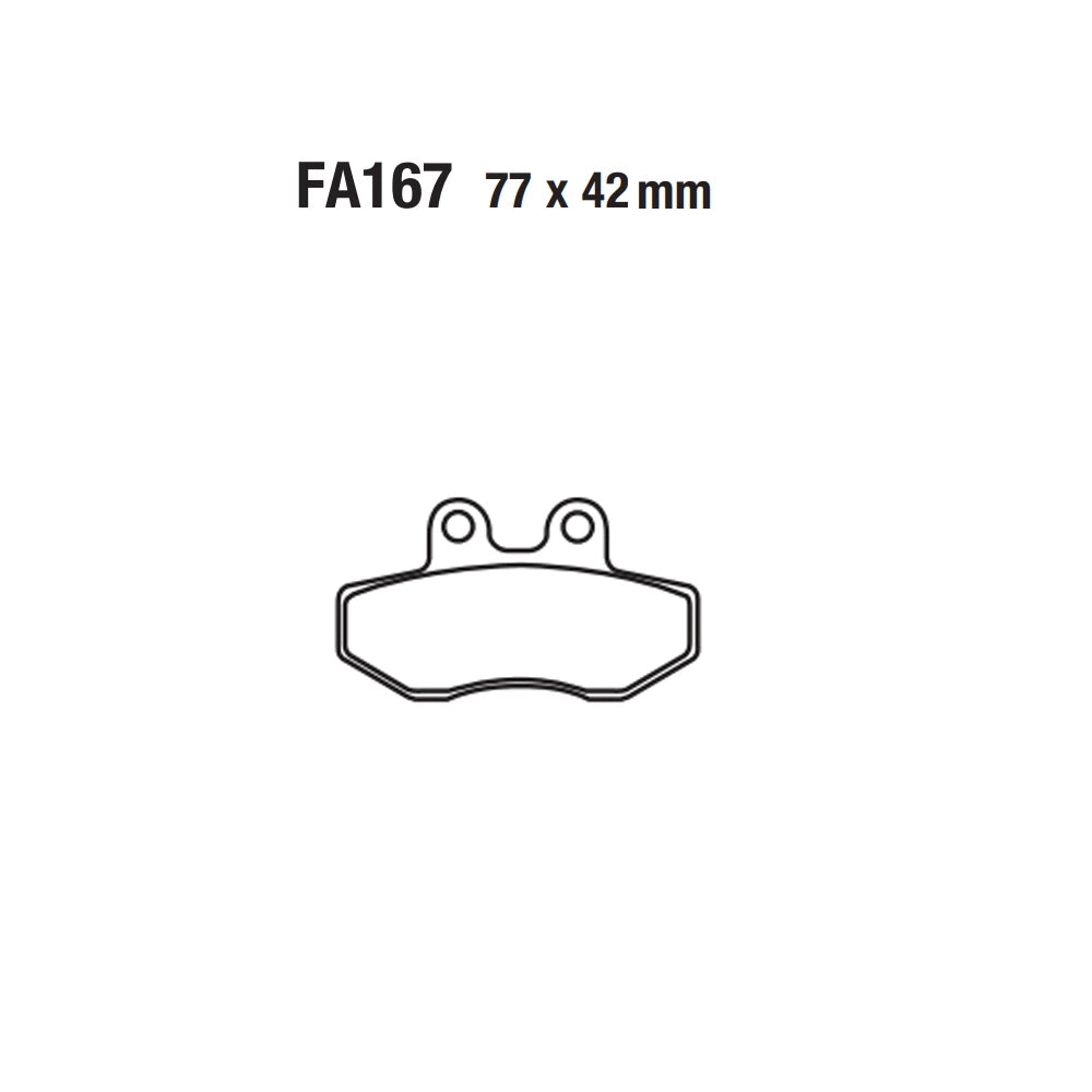 USERX Motorcycle disc brake pad Brakes Front Rear Disc Brake Pads For FA167 AJP APRILIA BULTACO DERBI HRD PEUGEOT RIEJU SHERCO