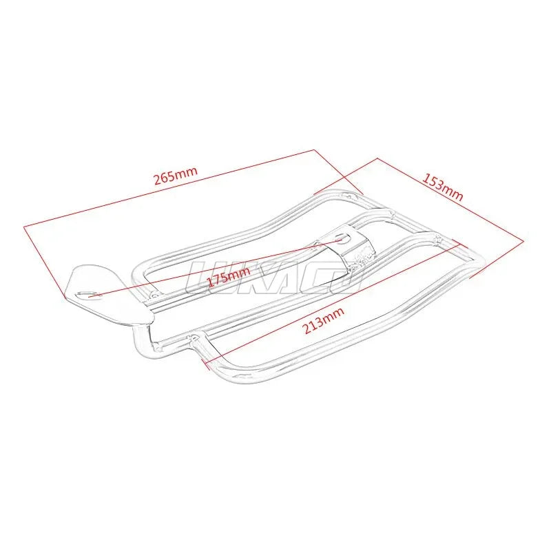 Motorcycle  Rear Solo Seat Luggage Support Carrier Shelf Luggage Racks Parts For Harley Sportsters XL Iron 1200 883 48 2004-2021