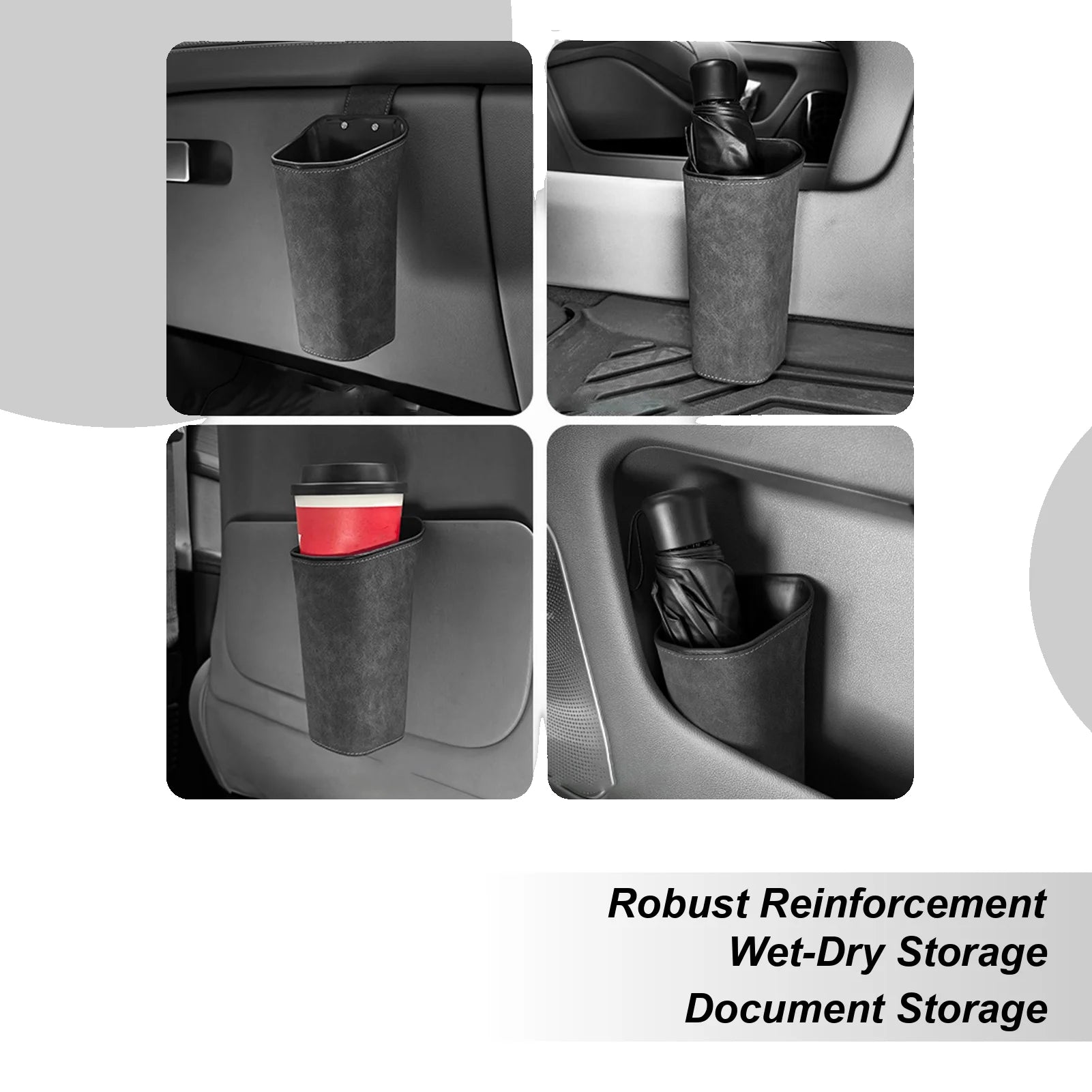 Car Umbrella Storage Bucket Car Storage Holder For Umbrella Car Rear Seat Clip On Umbrella Rack Car Interior Accessories