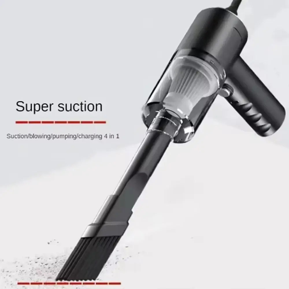 3-In-1 Car Vacuum Cleaner High Power Strong Suction Wireless Dust Blower Multifunctional Rechargeable Air Dust Collector