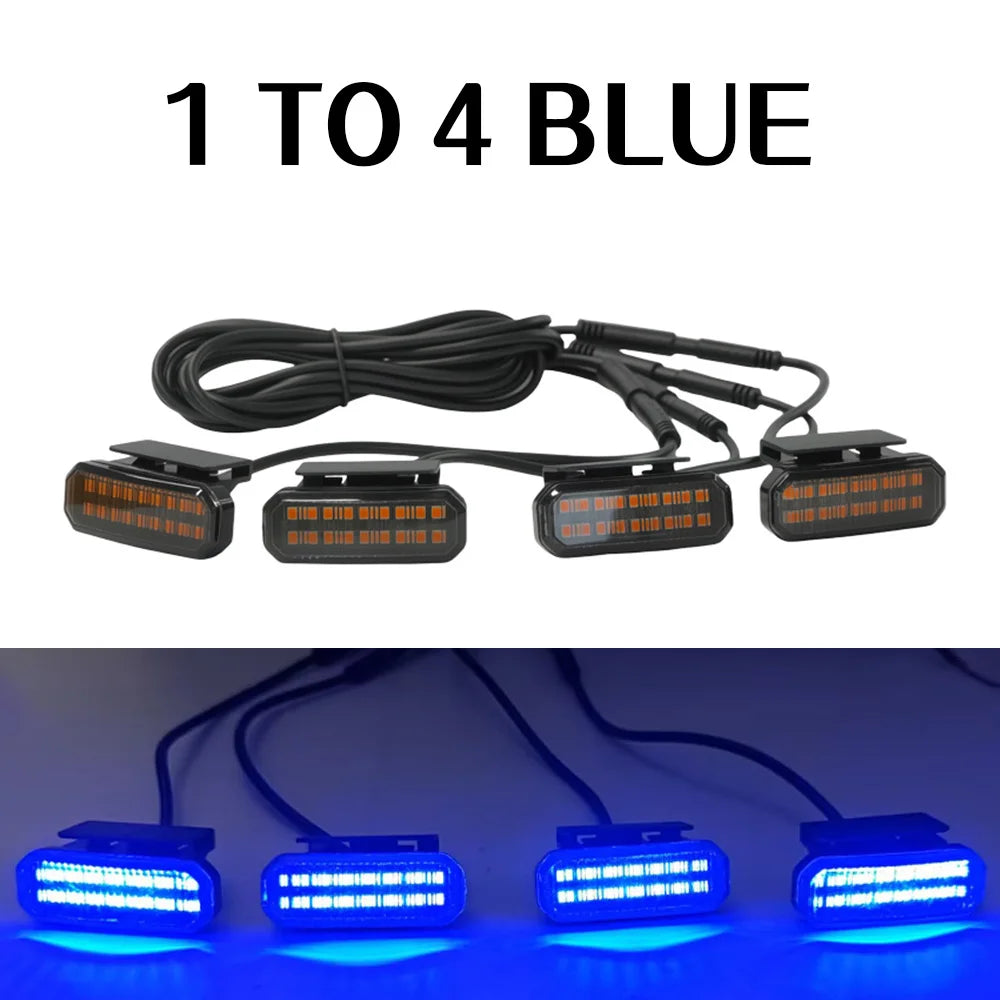 For car pickup truck off-road vehicle 18 LED Front Grille Light Car Daytime Running Light ﻿98% of vehicle models are applicable