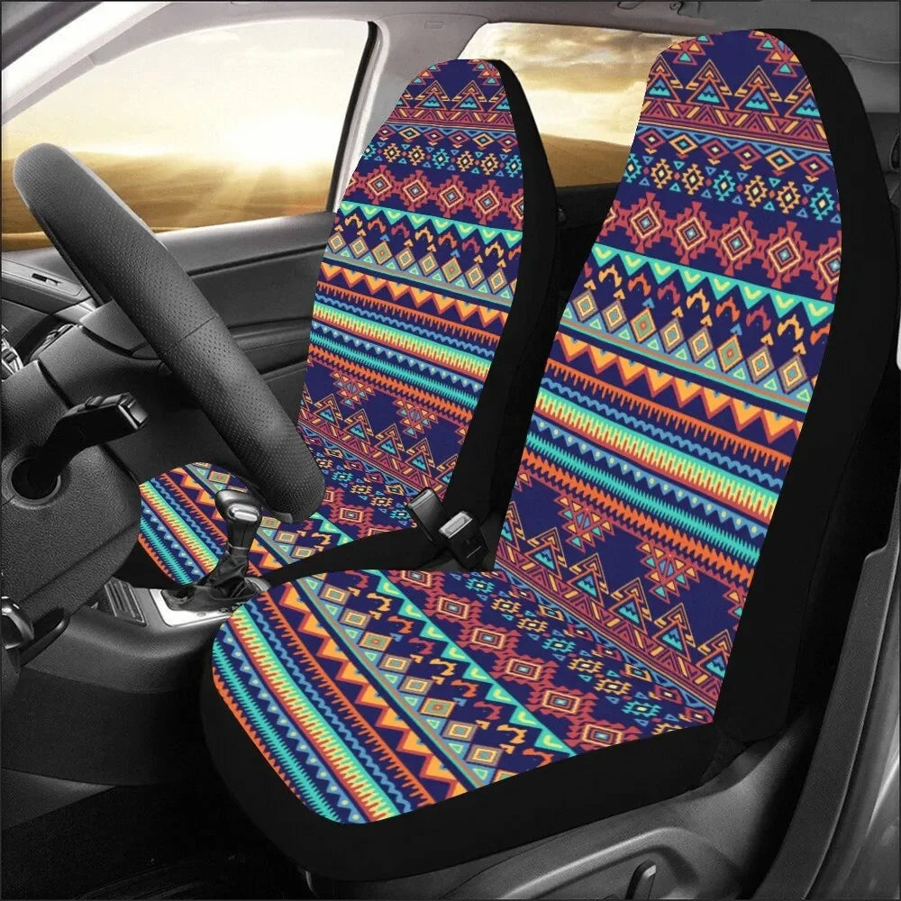 Bohemian Hippie Car Seat Covers Car Seat Accessories Retro Modern Car Decor Vehicle Hippie Van Seat Covers