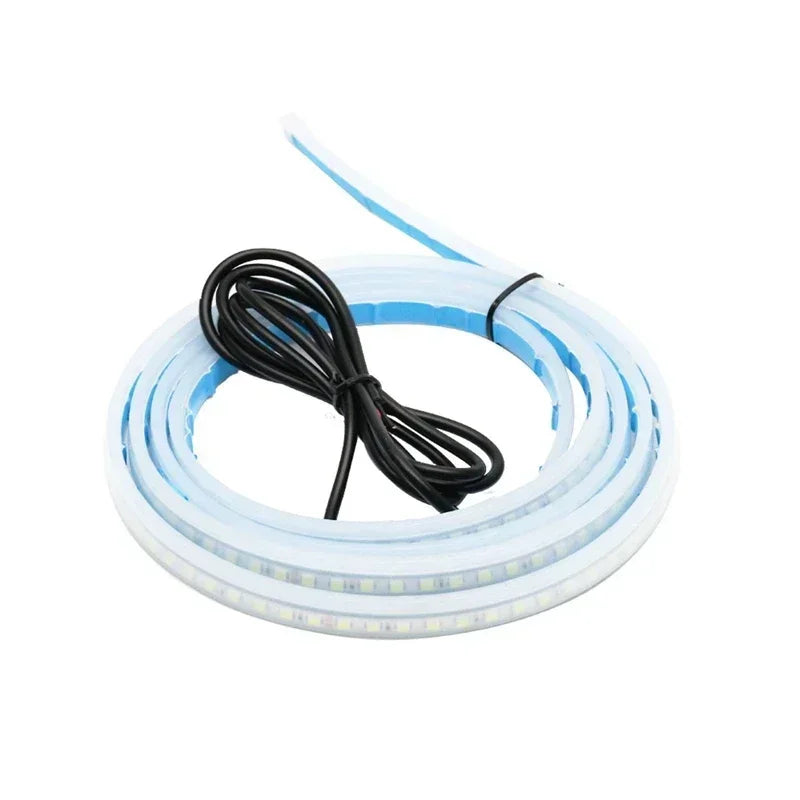 Led Car Hood Light Strip Decorative Lamp Flexible DRL Daytime Running Lights Auto Headlight Strips Car Assecories
