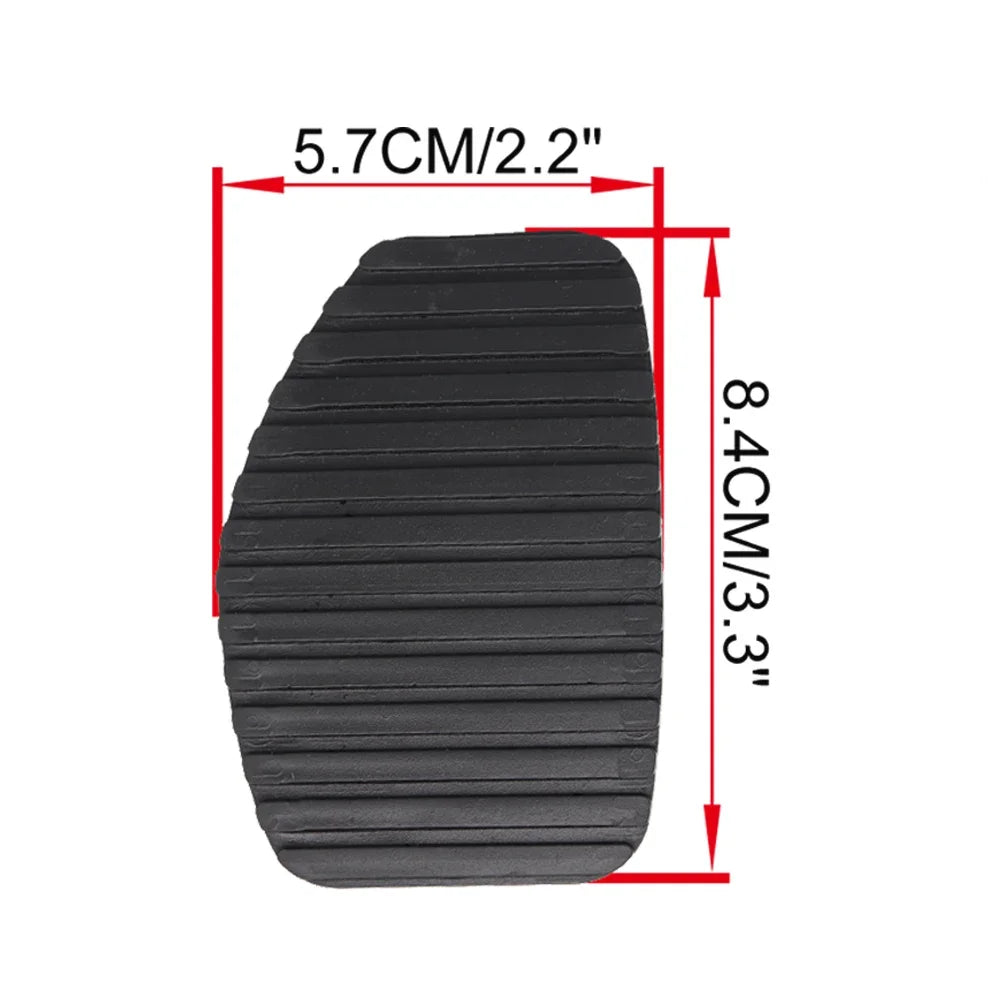 For Peugeot 206 1998 - 2011 2012 2013 Compact Brasil Sedan Car Rubber Brake Clutch Foot Pedal Pad Covers Accessories