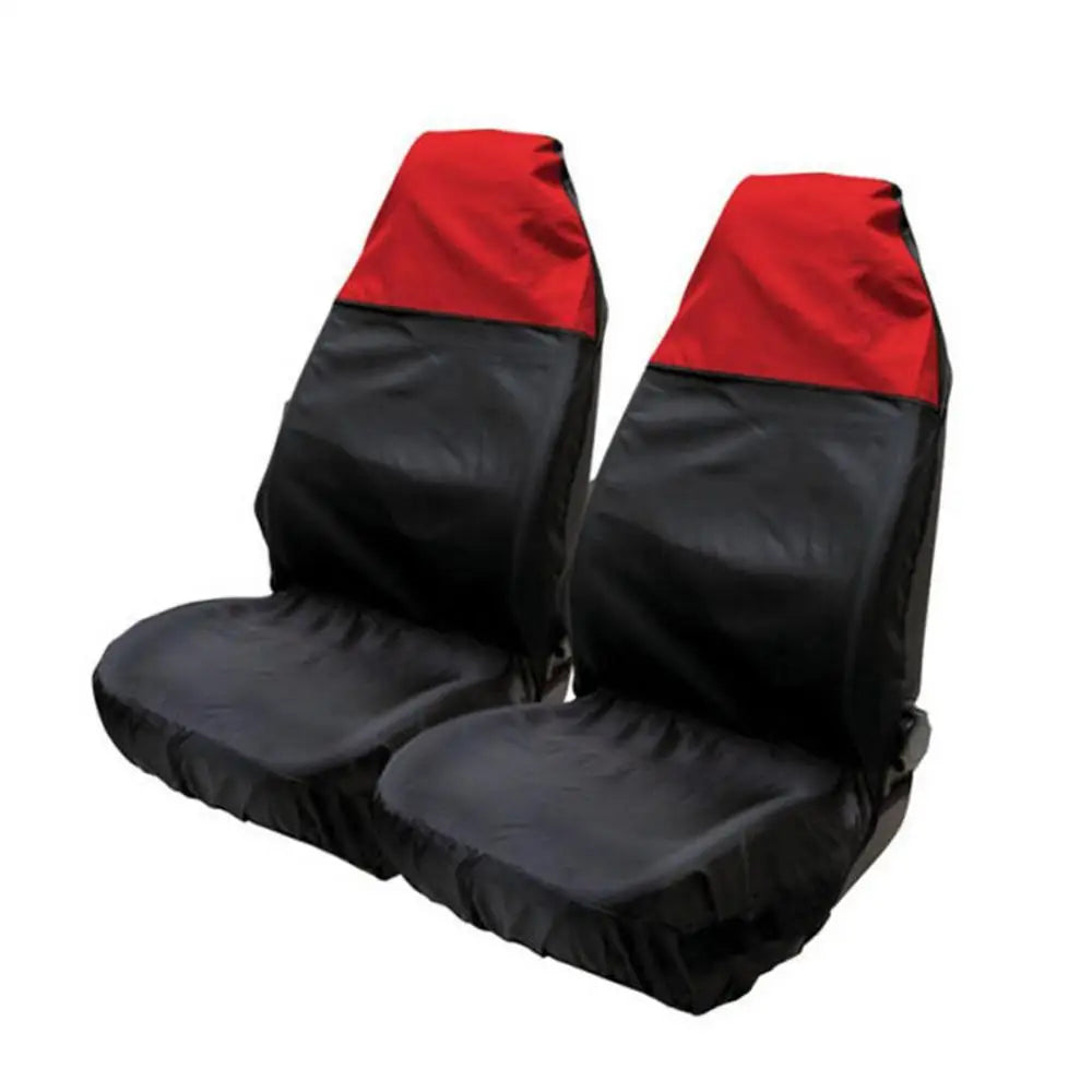 Seat Cover Waterproof 2Pcs Universal Car Auto Van Heavy Duty Protector Case