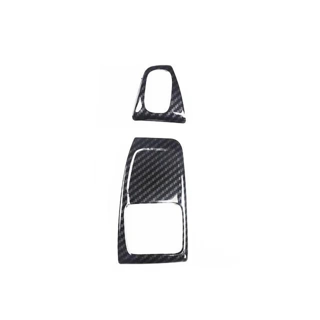 Car Carbon Styling Interior Modification Electric Window Decoration Cover For Smart Fortwo 451 Car Accessories Sticker