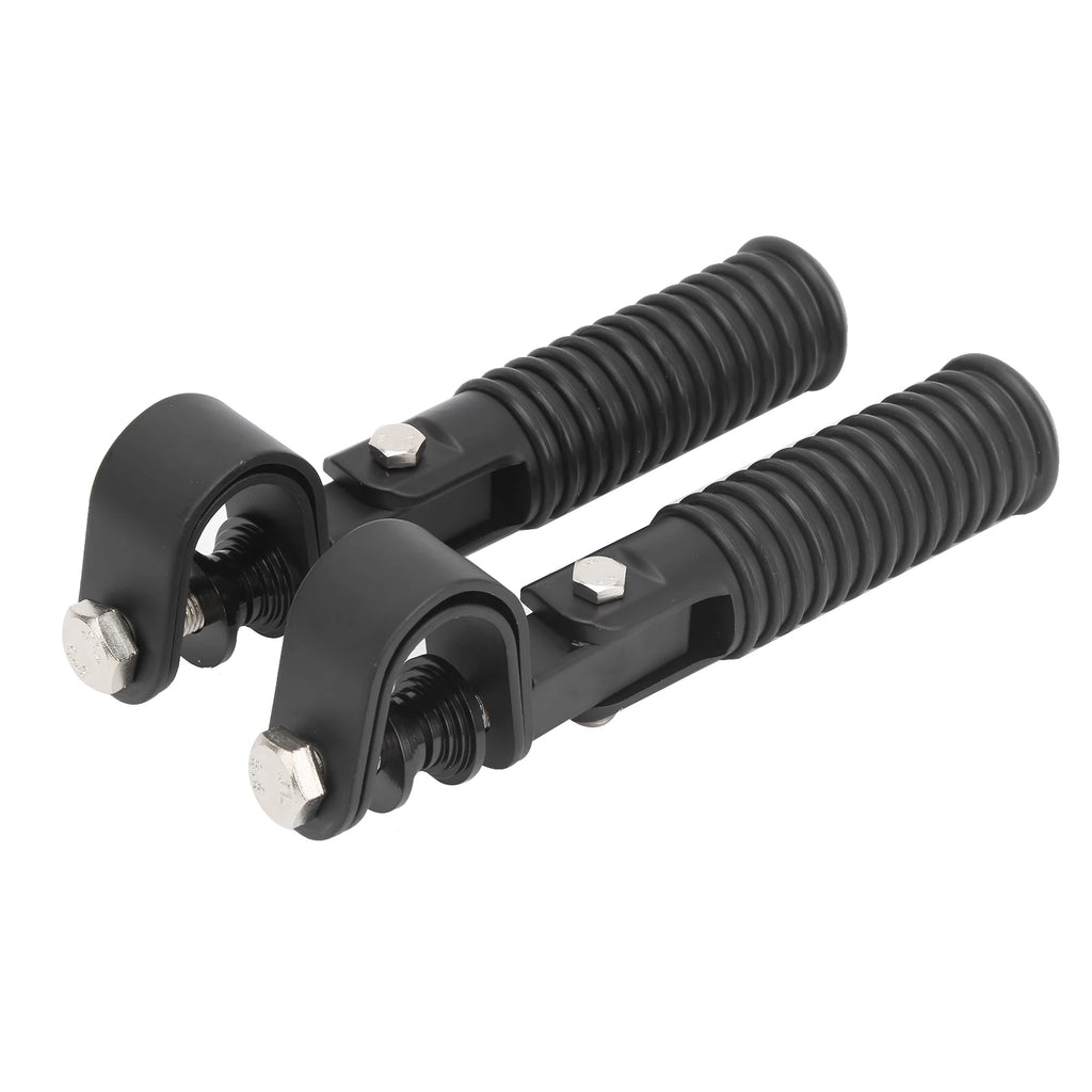 Engine Guard Footpegs Motorbike Parts Pair of Motorcycle Foot Pegs Clamp Footrest Mount for 1in Engine Crash Bar Guard Foot Pegs