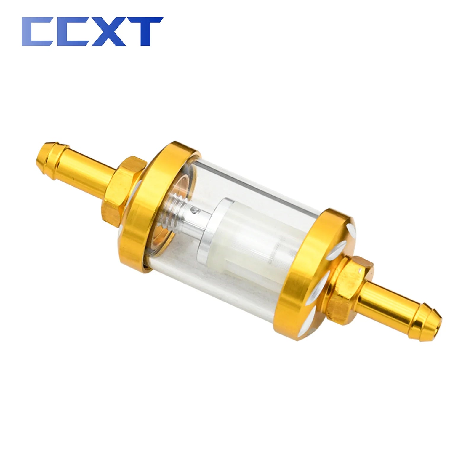 8mm CNC Glass Gas Fuel Gasoline Oil Filter For ATV Kawasaki KTM Honda Yamaha YZ250F YZ450F WR250R WR450R WR250F WR450F Parts