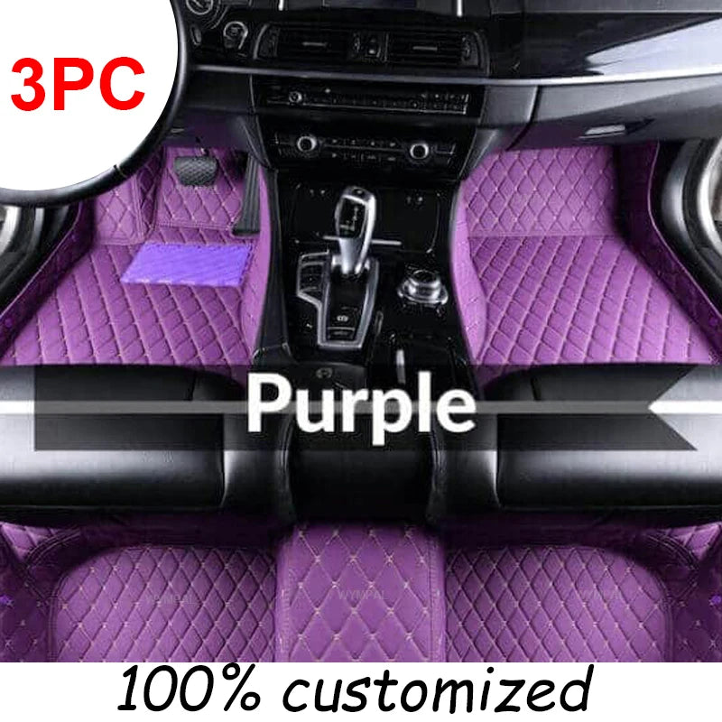 Car Floor Mats For Mazda2 Mazda 2 Demio  DJ DL 2015~2022 Leather Mat Rugs Carpets Interior Parts Car Accessories