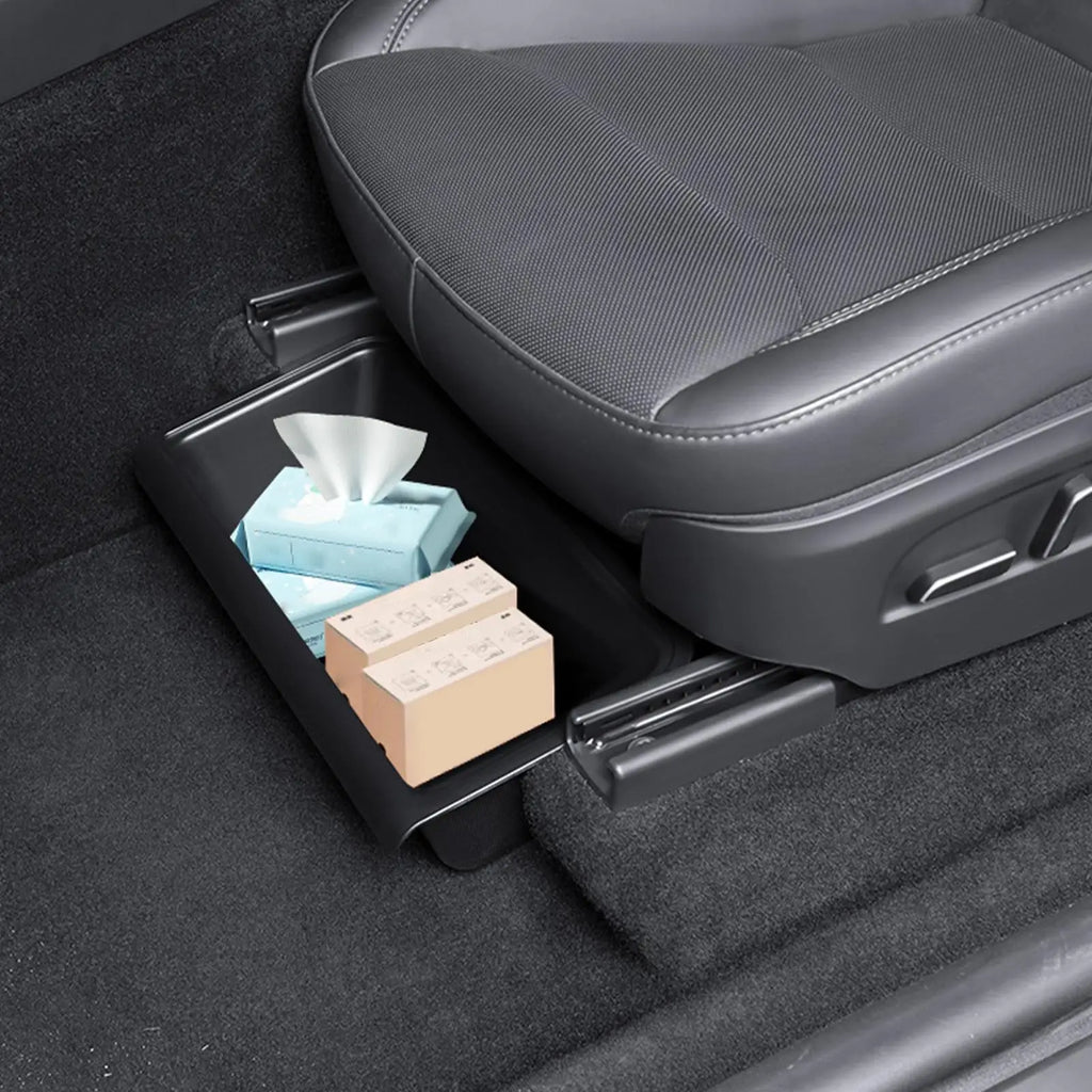 Car Under Seat Storage Box Car Under Seat Tray Layered Storage Case Under Air Vent Storage Case Car Interior Accessories