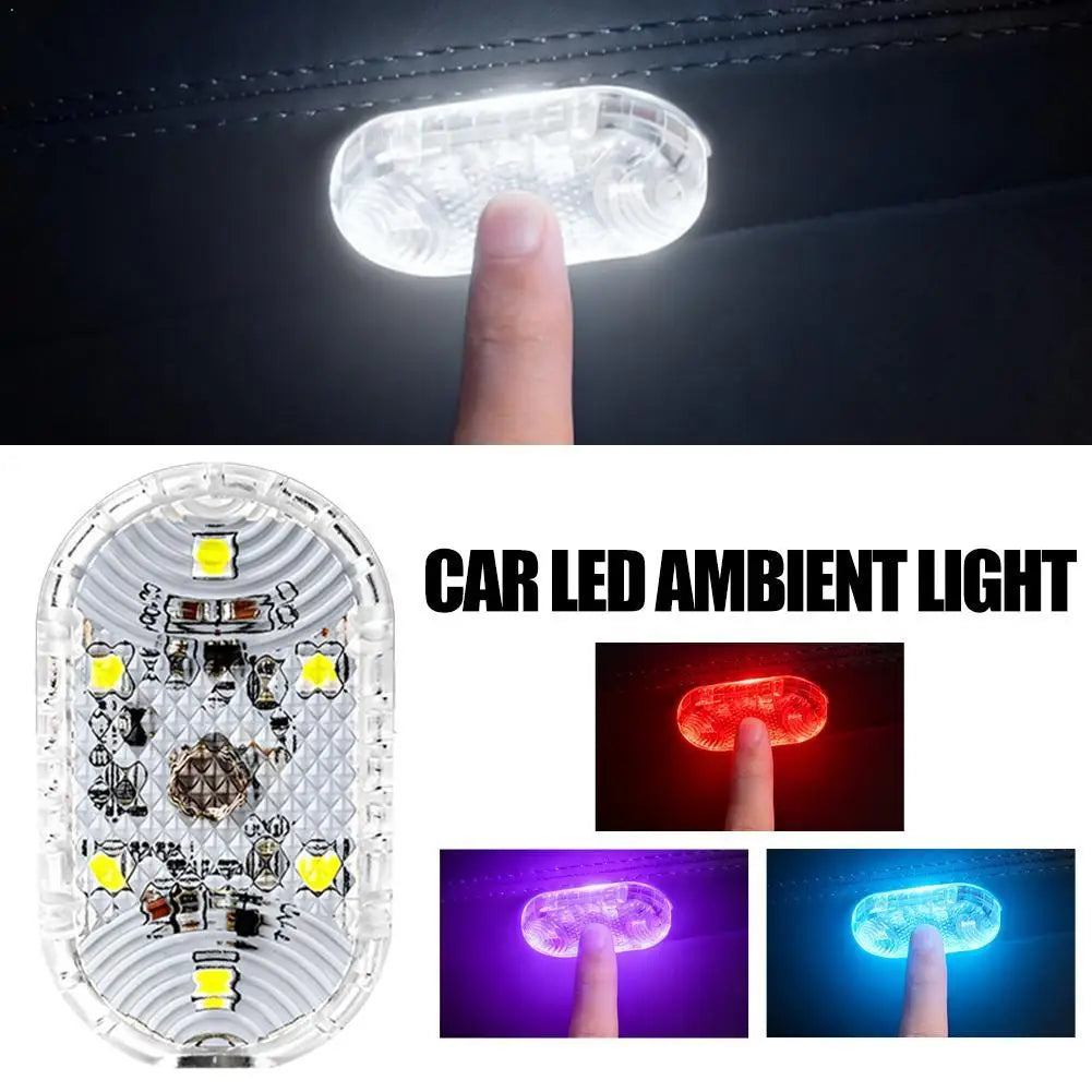 Car Interior Light Auto Roof Ceiling Reading Lamp LED Car Styling Night Light Mini USB Charging Car Light 5V