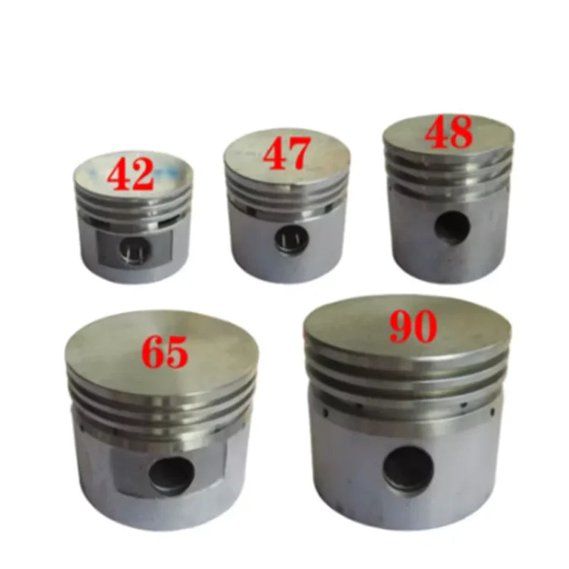 42/47/48/51/65/80/90mm piston for direct driven air compressor, belt driven air compressor. compressor pistons.