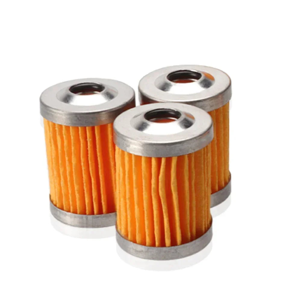 8mm CNC Aluminum Gasoline Cleaner +3/5 Pieces Reusable Cleanable Fuel Filter Motorcycle ATV Quad Inline Oil and Gas Fuel Filter