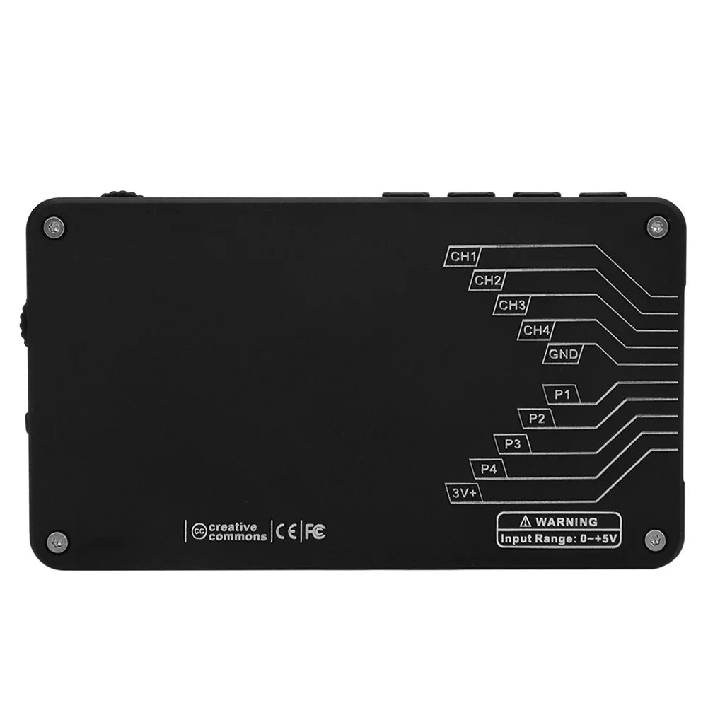 Logic Analyzer Portable Digital Logic Analyzer 2.8in  LCD Display 4 Channels for Automotive Electronics Mini Logic Analyzer