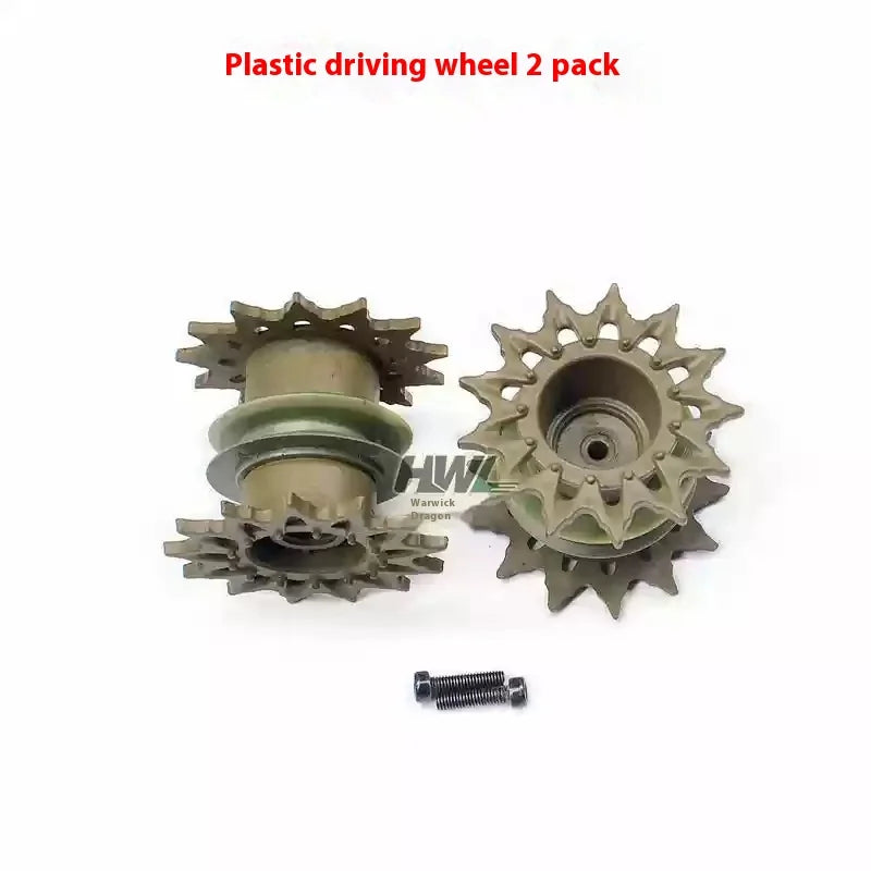 Henglong 3838-1m26 Tank Accessories Car Shell Plastic Track Drive Induced Road Wheel Rocker Arm Complete Set Of Accessories