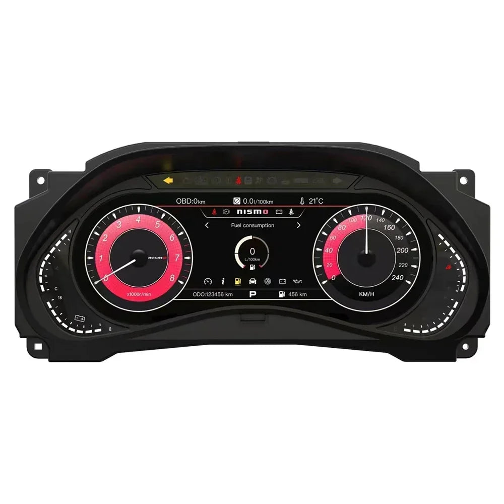 12.3" Digital Instrument Cluster for Nissan Patrol Armada Y62 LCD Dashboard Plug and play Original Car Cockpit Digital Kilometer