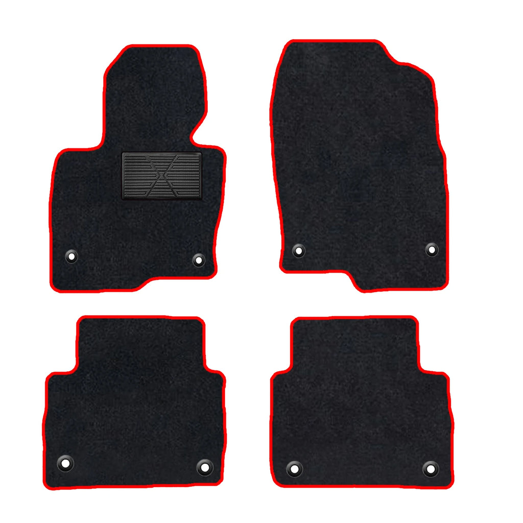 For Mazda CX5 CX-5 2017–2025 KF Car-Specific Mats Floor Mats Waterproof Non-Slip Car Mats With Buttons Car Interior Accessories