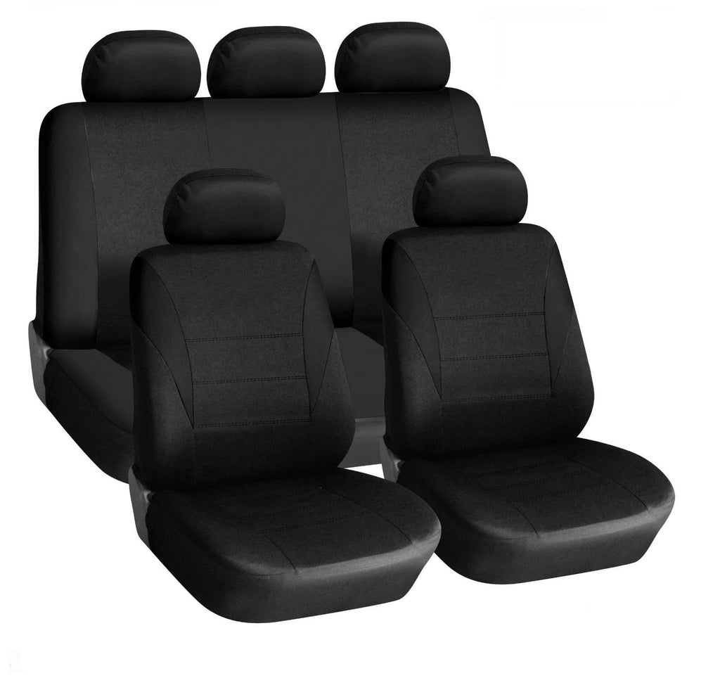 Car Seat Covers Full Set Universal Breathable Fabric for Interior Accessories for Trucks Van and SUV Seat Protection Cover