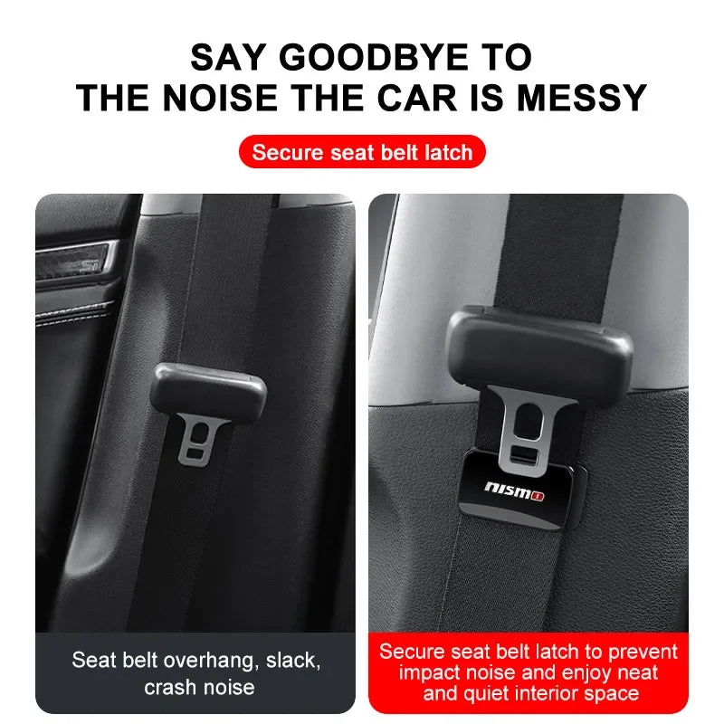 Magnetic Car Interior Supplies Seat Belt Holder Stabilizer Auto Accessory for Nissan Nismo X-trail Almera Qashqai Tiida Teana