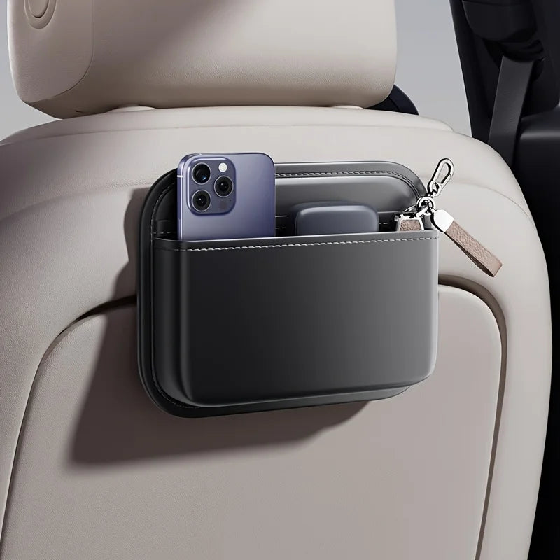 Universal Car Organizer, Adhesive Storage Pouch for Dashboard Center Console, Multifunction Seat Gap Bag to Keep Your Car Tidy